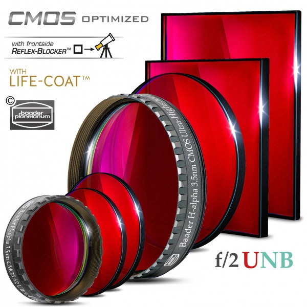 Baader F2 - 3.5 Ultra Narrow Band Ha Filter - CMOS Optimised