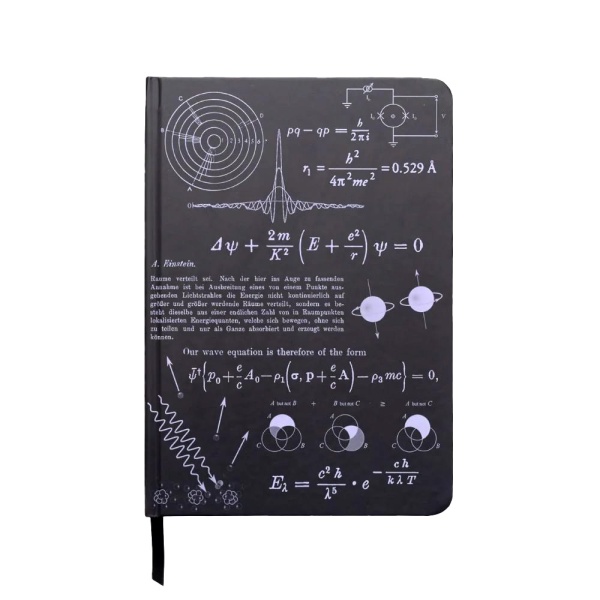 Atoms to Astronauts Quantum Physics A5 Hardcover Notebook