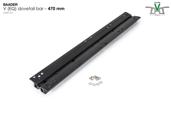 Baader V Rail / Dovetail Bar 470mm for SCT