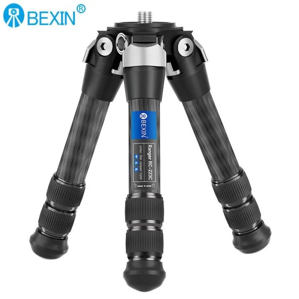 BEXIN RC223C Mini Carbon Fibre 3-Section Tripod