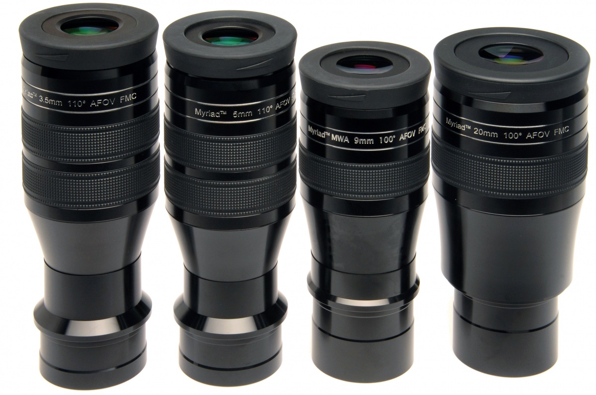 Myriad MWA 100°/110° Eyepieces | First Light Optics